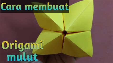 Maybe you would like to learn more about one of these? Cara mudah membuat Origami mulut || how to make speech ...