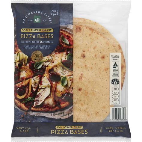 Calories In Coles Low Carb High Protein Pizza Base Pack Calcount