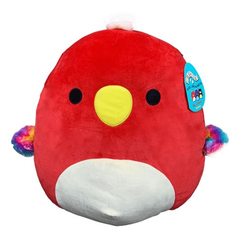 Squishmallow Parrot 16 Inch Stuffed Animal Toy Paco The Parrot Plush