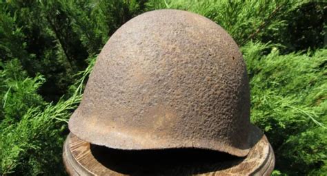 Original Authentic Ww2 Wwii Relic Soviet Red Army Helmet Ssh39 Three