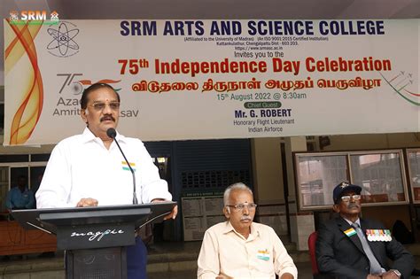 75th Independence Day Srm Arts And Science College