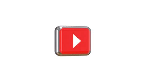 Youtube Play Button 3d Png Mtc Tutorials
