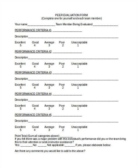 Oral Presentation Evaluation Form Template Pdf Template