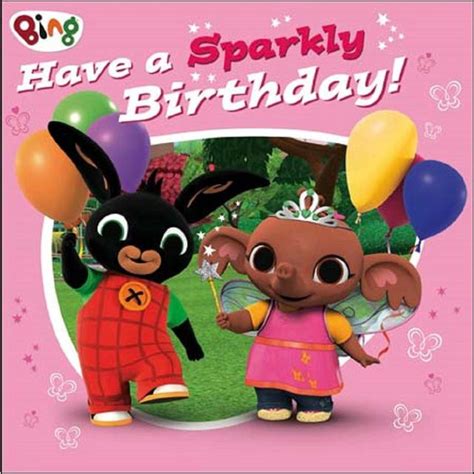 Bing Sparkly Birthday Card From Ocado