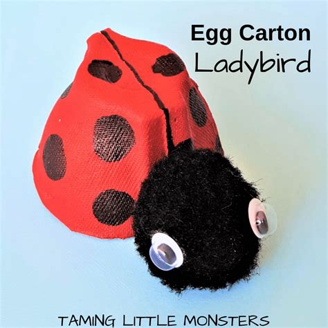 Egg Carton Insect Crafts For Kids Taming Little Monsters