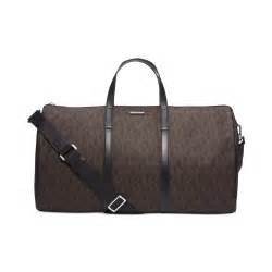 The michael bag large north/south tote. Michael Kors Signature Logo Jet Set Travel Duffle Bag in ...