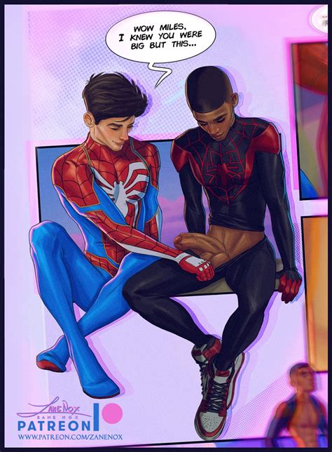 Post Marvel Miles Morales Peter Parker Spider Man Series Zanenox