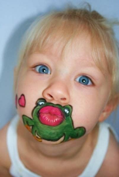 Cute Face Paint ~ Easy Arts And Crafts Ideas