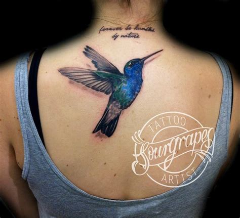 Realistic Hummingbird Tattoos Realistic Hummingbird Tattoo Flickr