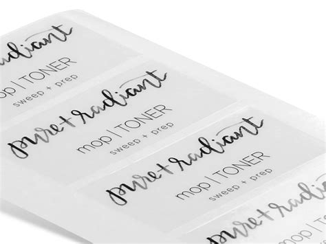 Custom Clear Labels From Inkable Click To Get Started Today