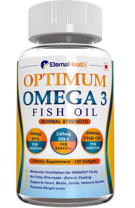 Eternalhealth Omega 3 Capsules For Brain Heart Joint And Weight Loss