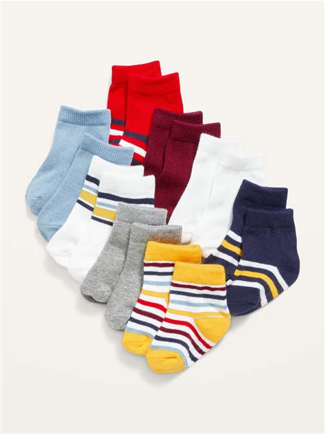 Unisex Crew Socks 8 Pack For Toddler And Baby Old Navy