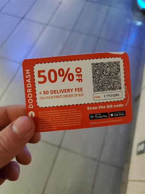 I've seen a bunch of Doordash cards on campus. I've tried some and I