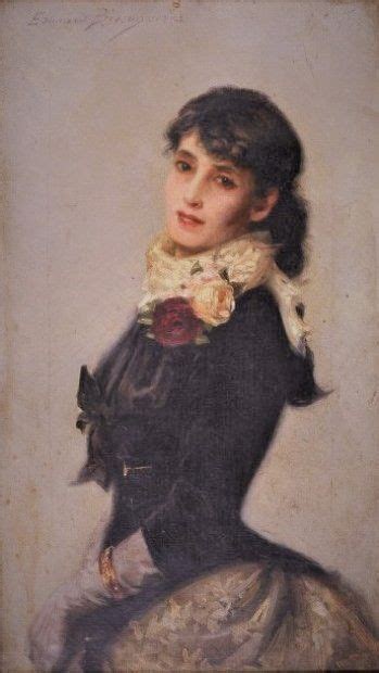Édouard Bisson ~ French 1856 1939 ~ Portrait Of A Woman Художники