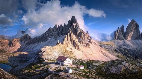 Hd Wallpaper Paternkofel Sesto Tre Cime Laghi Del Piani Bolzano