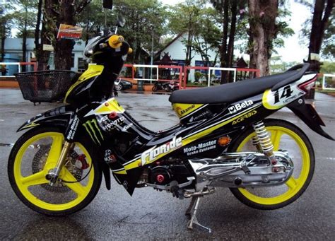 Exhaust abm, carburetor sheng wey (ciplak), odometer rgv, by rx motor. Honda Wave 100 Modified - amazing photo gallery, some ...