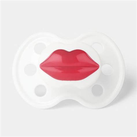 Red Lips Pacifier Zazzle