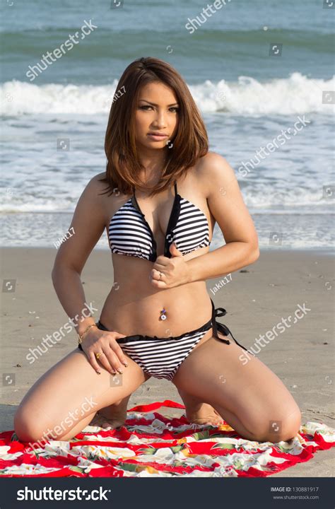 Sexy Thai Woman Bikini On Beach Shutterstock