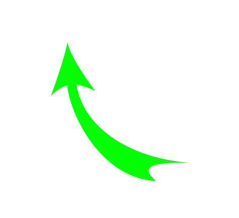 Curved Arrow Green Clip Art At Vector Clip Art Online