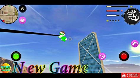 Stickman Rope Hero Green Hero Gangstar Crime New Game