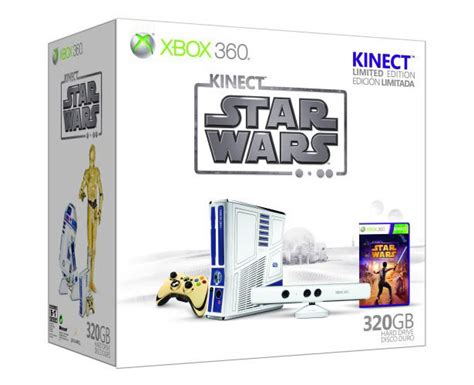 Limited Edition Xbox 360 Kinect Star Wars Features A White Kinetic