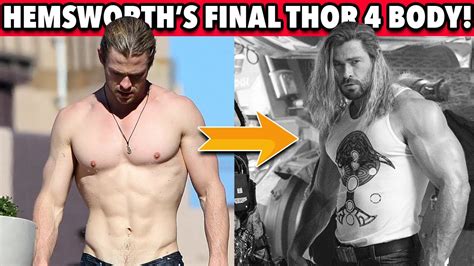 Chris Hemsworth Shows Off Final Thor 4 Physique And Tells The Truth