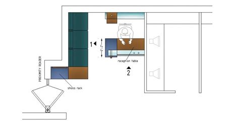 Office Reception Area Plan And Furniture Layout Cad Drawing Details Dwg