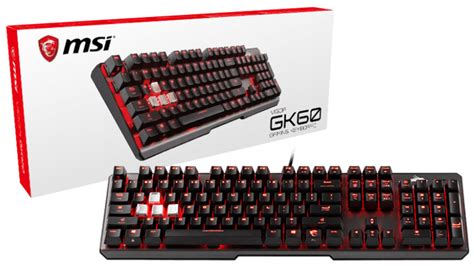 Klawiatura Gamingowa MSI Vigor GK60 Aluminium I Cherry MX Red PurePC Pl