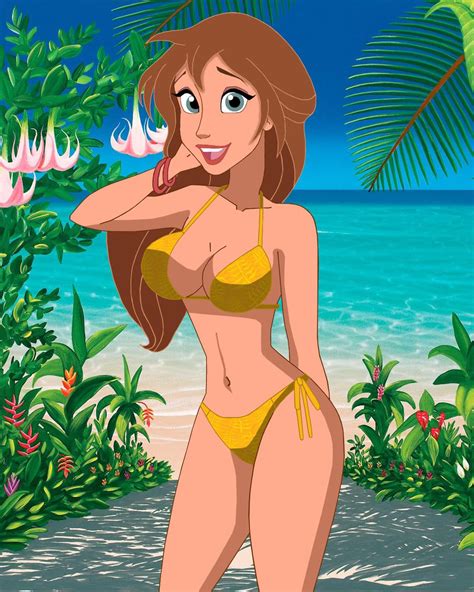 Jane Tarzan In A Bikini By Carlshocker On Deviantart