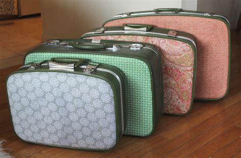 Turned To Design Diy Fabric Covered Suitcases