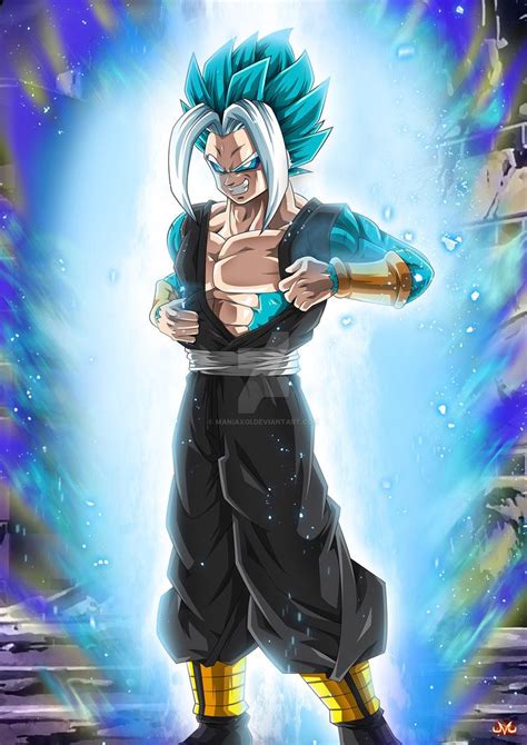 As dragon ball is a franchise where more formidable villains emerge in every saga, the heroes are always getting progressively stronger, paving the way for new super saiyan transformations. OC : Rycon SSBlue by Maniaxoi | Dragon ball art, Dragon ...