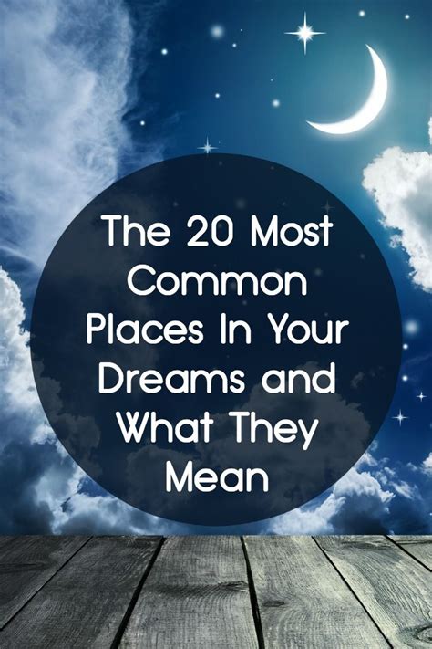 The 20 Most Common Places In Your Dreams And What They Mean ~ Dream
