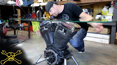 28 best engine coffee table images on pinterest, source: Making a Harley Davidson Engine Table - YouTube