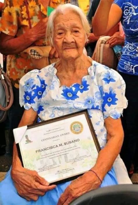 Daughter Of 123 Year Old Pinay Francisca Susano Reaches Age Of 101