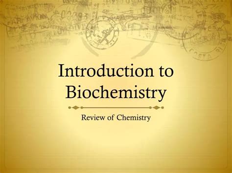ppt introduction in biochemistry powerpoint presentation free 1fe