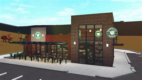 Bloxburg Cafe Ideas How To Build A Starbucks In Bloxburg 20k