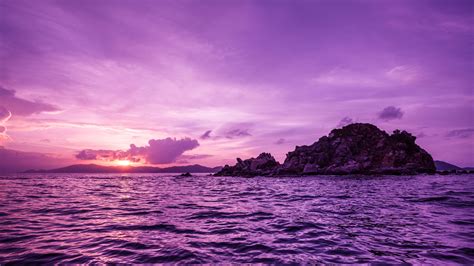 Stunning Collection Of Purple Sky Sunset Pictures For Hd Wallpapers