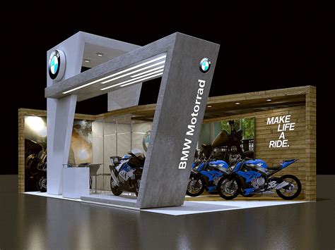 Stand Bmw Motorrad On Behance Exhibition Stand Design Exhibition Stall