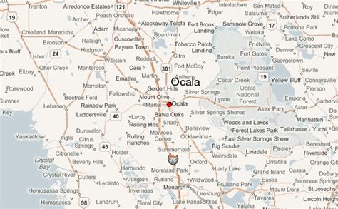 Road Map Of Ocala Florida