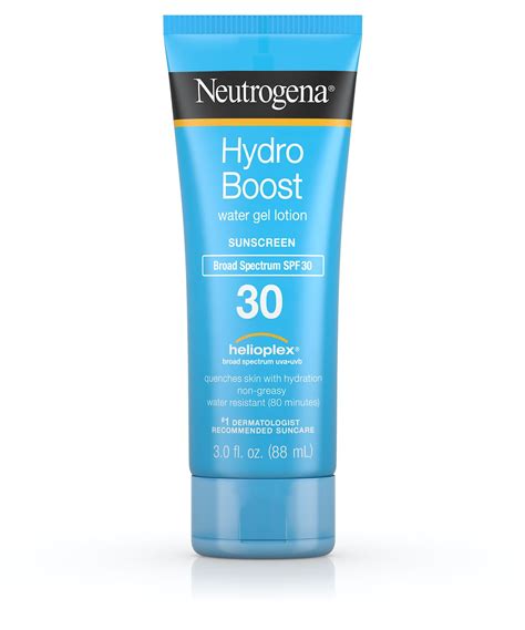 Neutrogena hydro boost hydrating water gel face moisturizer, 1.7 oz (pack of 2). Hydro Boost Water Gel Sunscreen Lotion | NEUTROGENA®