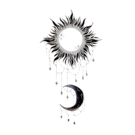 Sun And Moon Png Free Logo Image