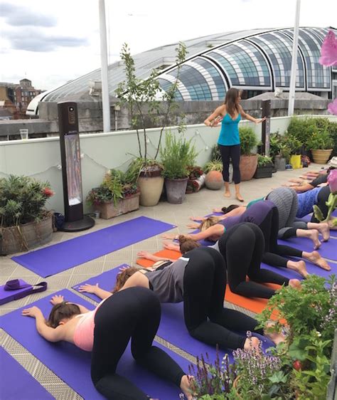 Yoga Classes On The Rooftop At Selfridges The New Pop Up From Hot