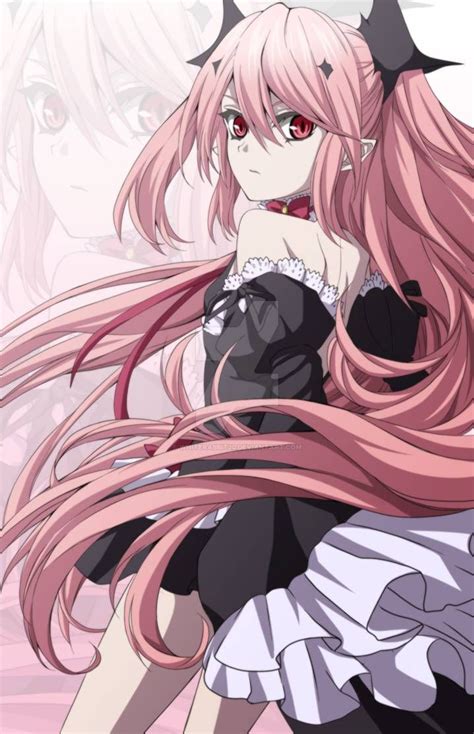 Frisch Anime Vampire Girl Pink Hair Up Inkediri