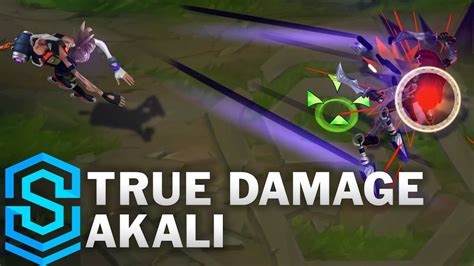 True Damage Akali Skin Spotlight League Of Legends Youtube