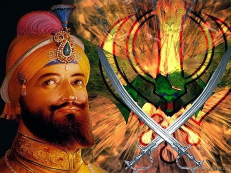 Colourful Picture Of Guru Gobind Singh Ji God Pictures