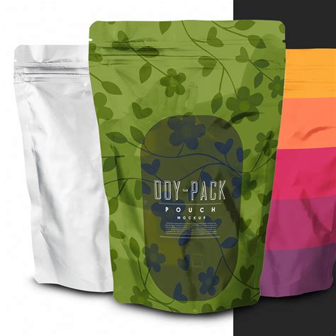 Doy Pack Packaging Mock Up Psd Template Designertale