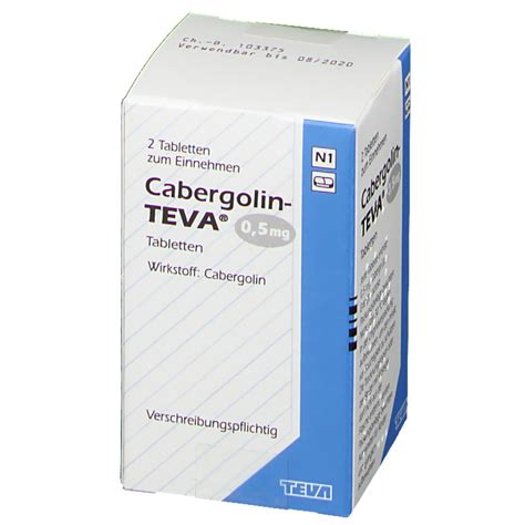 Order betnesol 0.5 mg tablet (20) online & get flat 18% off* on pharmeasy. CABERGOLIN Teva 0,5 mg Tabletten 2 St - shop-apotheke.com