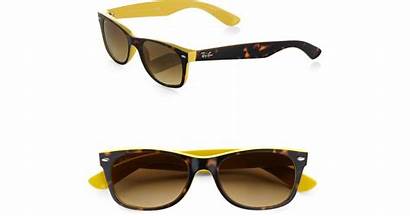 Ban Ray Sunglasses Tortoise Wayfarer Yellow