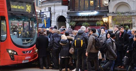 London Tube Strike Incredible Queues Leave Commuters Lining Up For A
