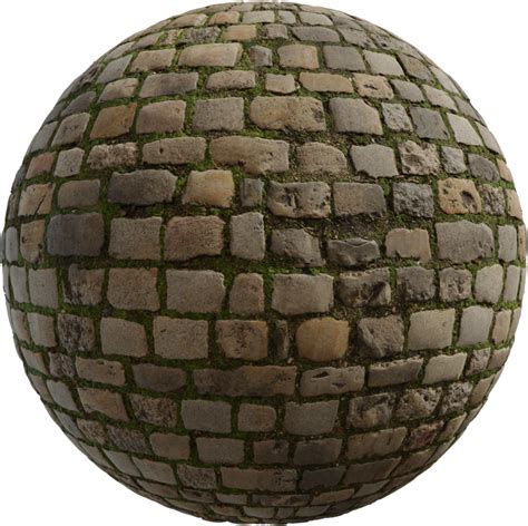 Mossy Cobblestone Texture Poly Haven